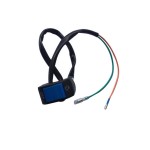 Handlebar switch for motorcycle - lights - blue button